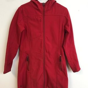 Red sporty coat